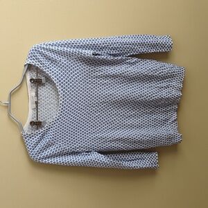 $5 w/ bundle LOFT XS floral sweater Ann Taylor LOFT blue floral cotton sweater